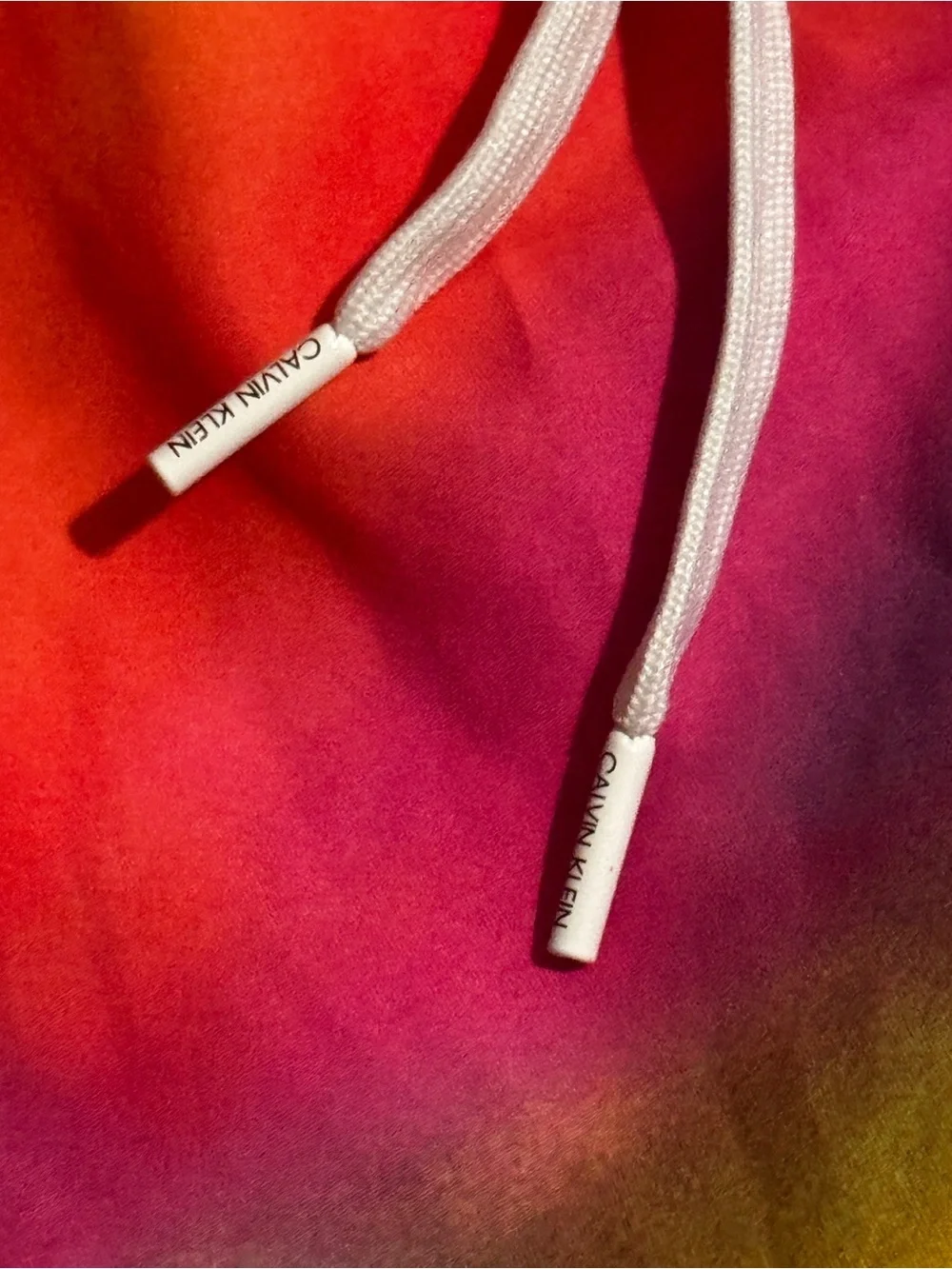 Calvin Klein Rainbow Tie-Dye Multicolor Swim Shorts